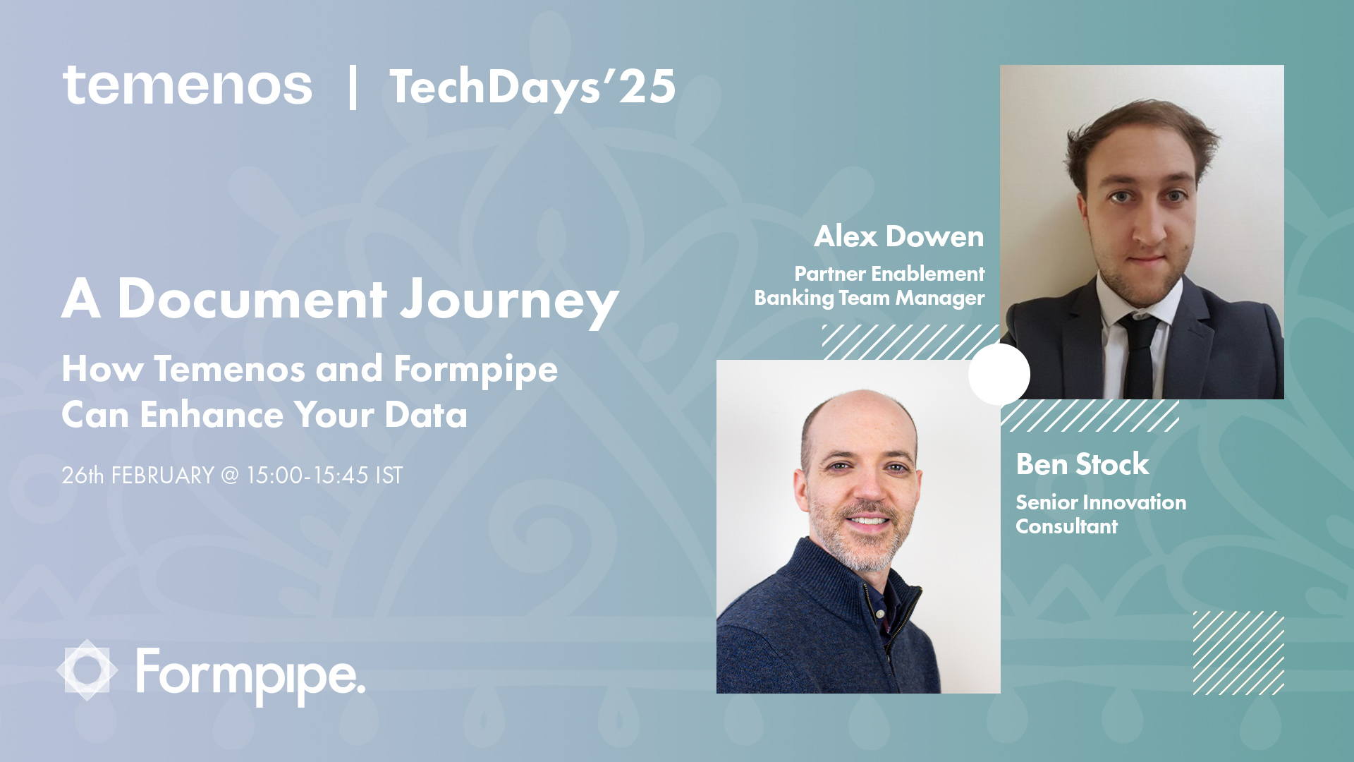 Alex and Ben at Temenos TechDays'25